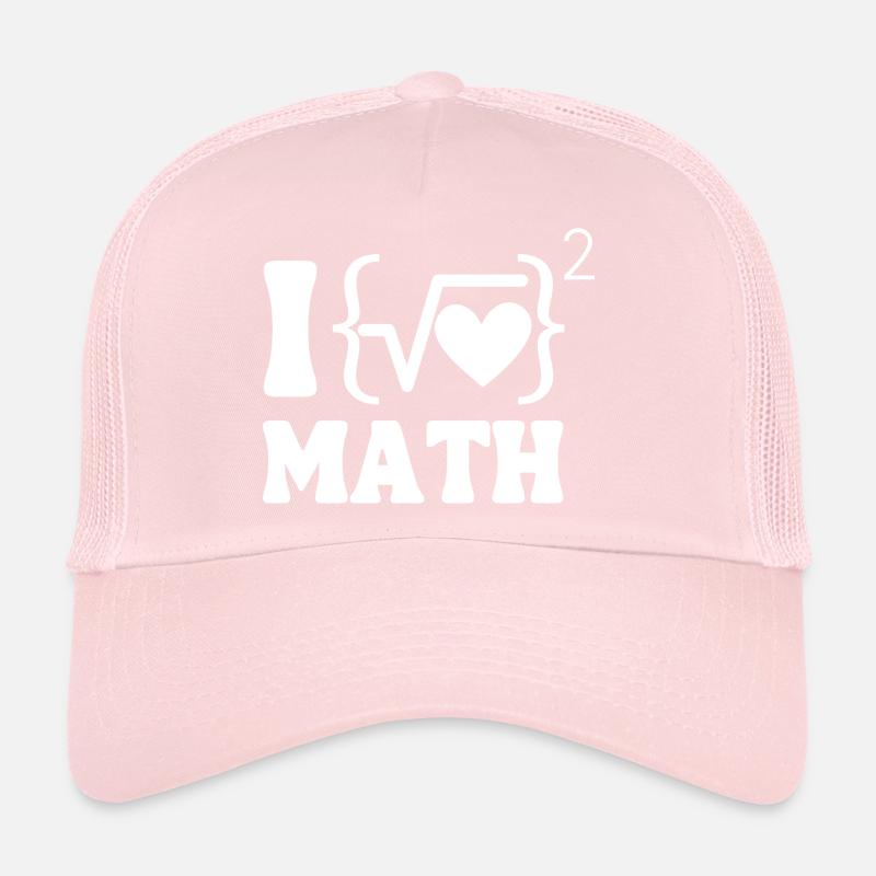 J’adore math white edition Casquette trucker 