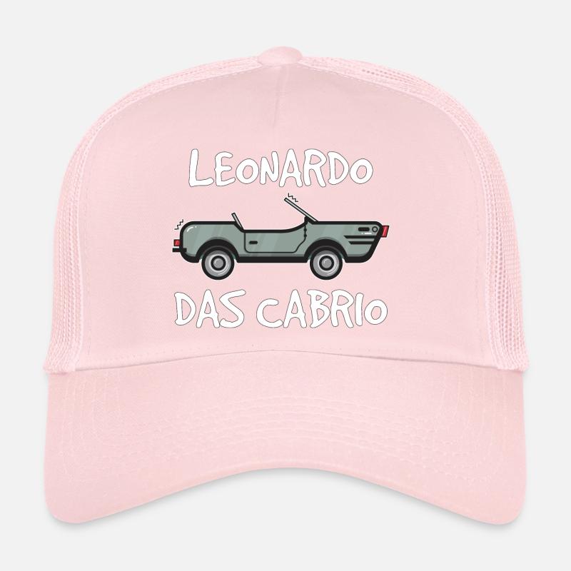 Leonardo Cabrio Wortwitz Geschenk Trucker Cap