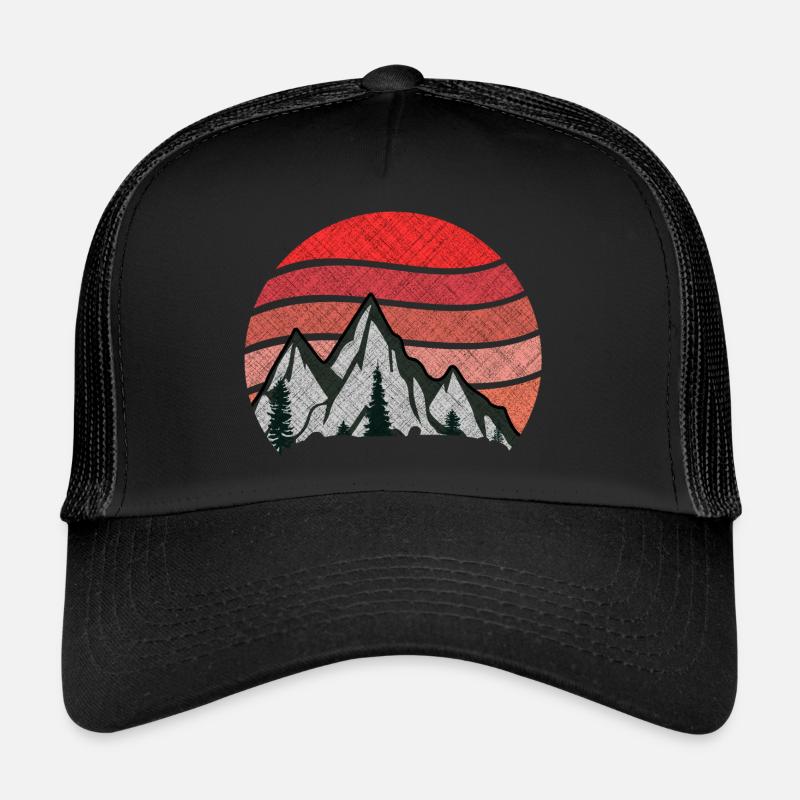 Geometric shape Adventurer - Trucker Cap - black/black