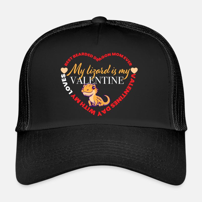 Valentine's Lizard Trucker Cap