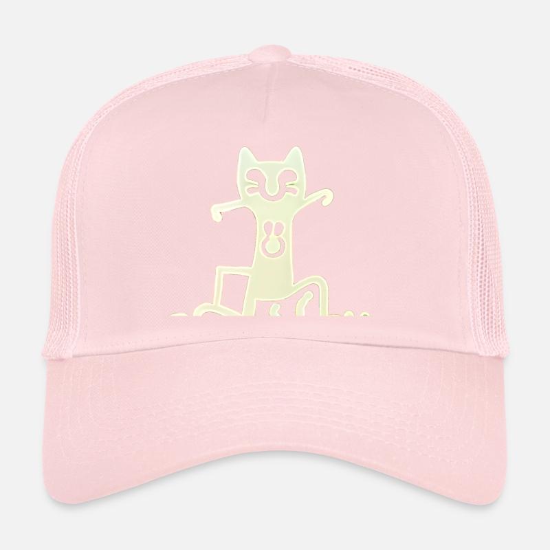 Light dancing cat Trucker Cap
