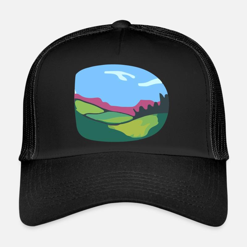 Paysage naturel Casquette trucker 