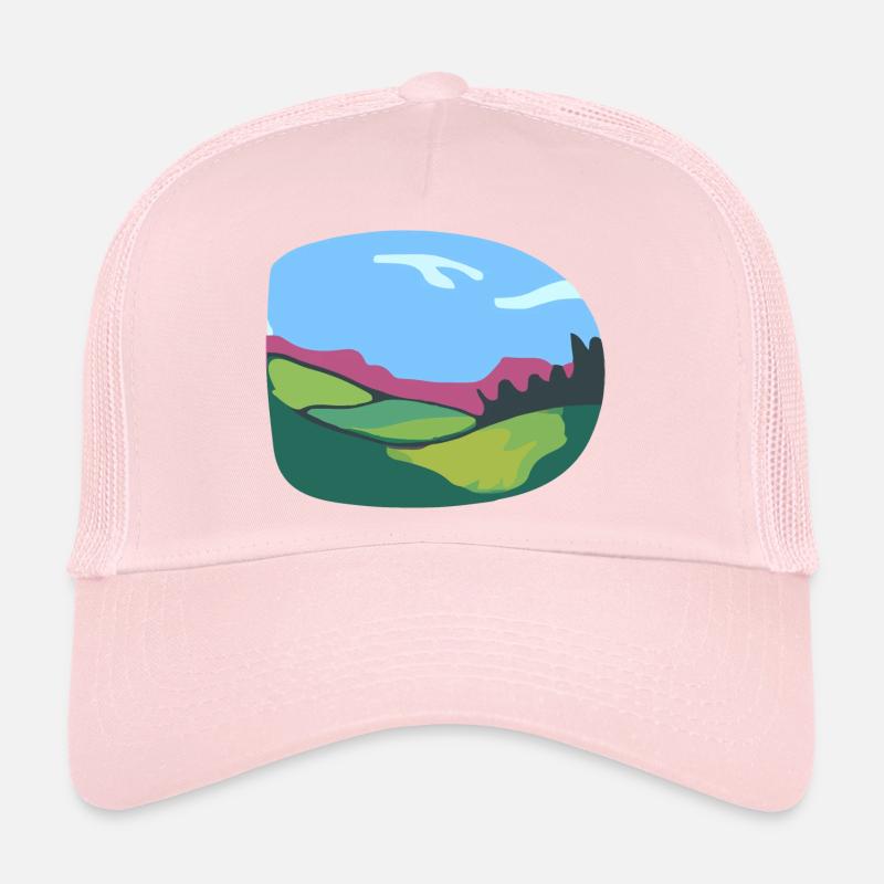 Paysage naturel Casquette trucker 