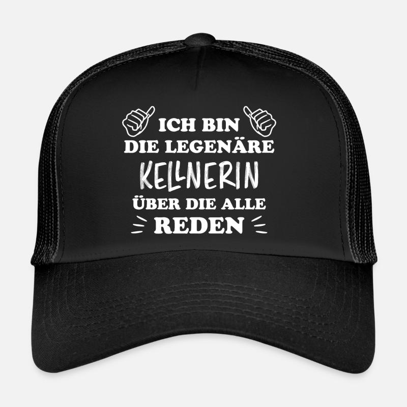 Kellnerin Lustig Spruch Serviererin Beruf Geschenk Trucker Cap