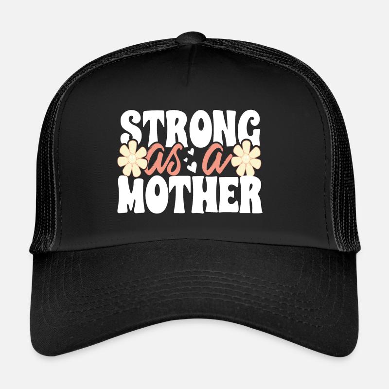 Forte comme une mère Super maman Super-héroïne Mère Casquette trucker 