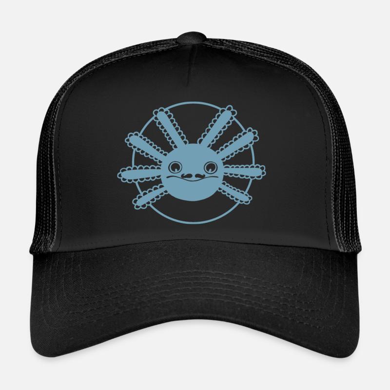 Axolotl Moustachu Casquette trucker 