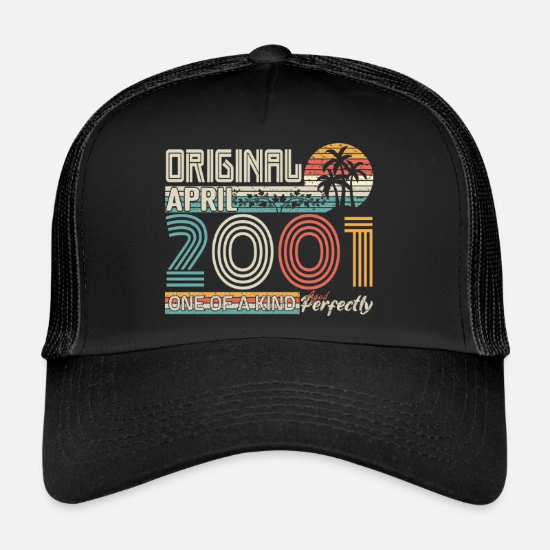 April 2001 anniversary April 2001 gift 2001 Trucker Cap