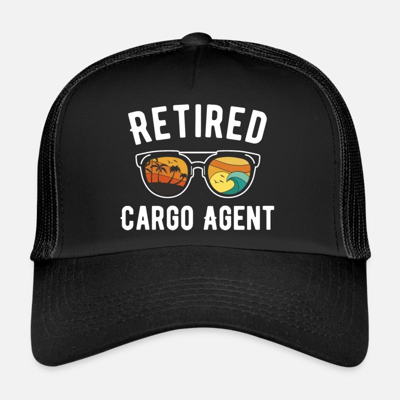 Retired Agent's Beach Vacation Look Trucker Cap