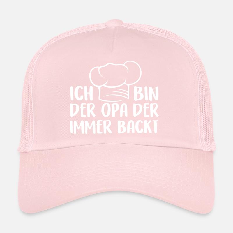 Ich bin der Opa der immer backt Trucker Cap