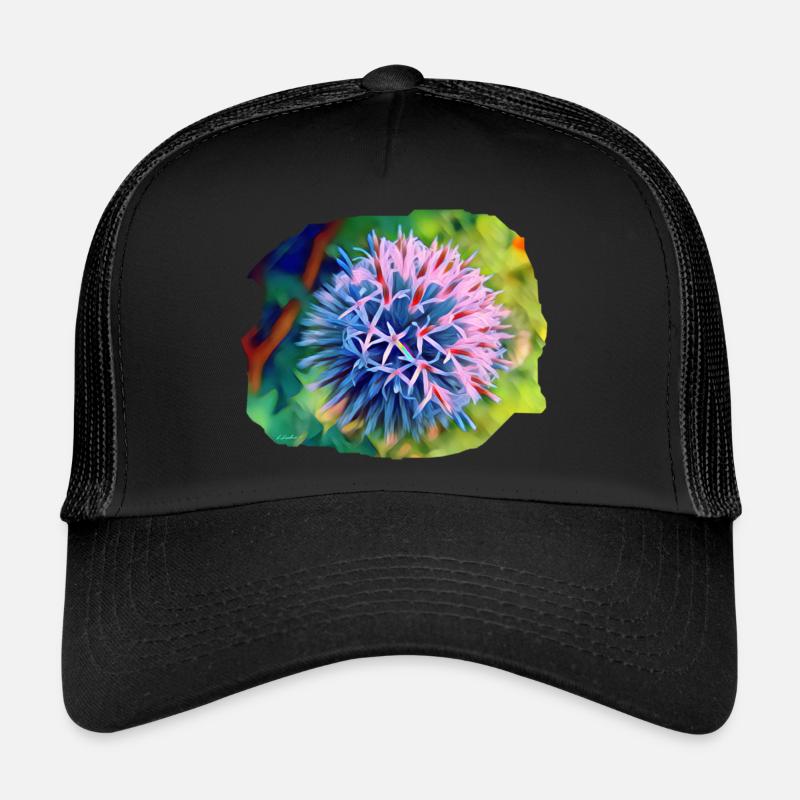 Flower - Trucker Cap - black/black