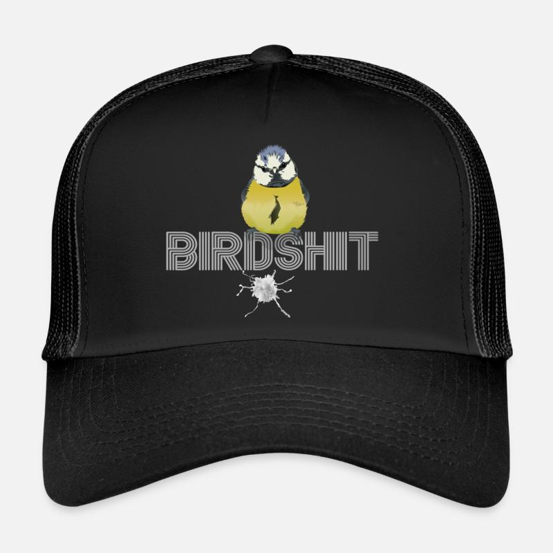 Birdshit great - Trucker Cap - black/black