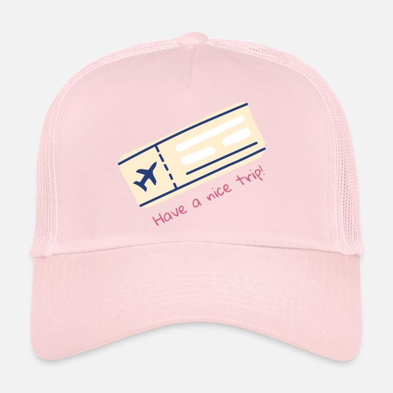 Plane ticket trip Trucker Cap