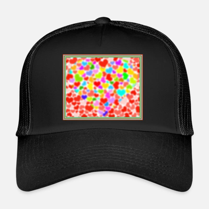 Bunte Herzen Trucker Cap