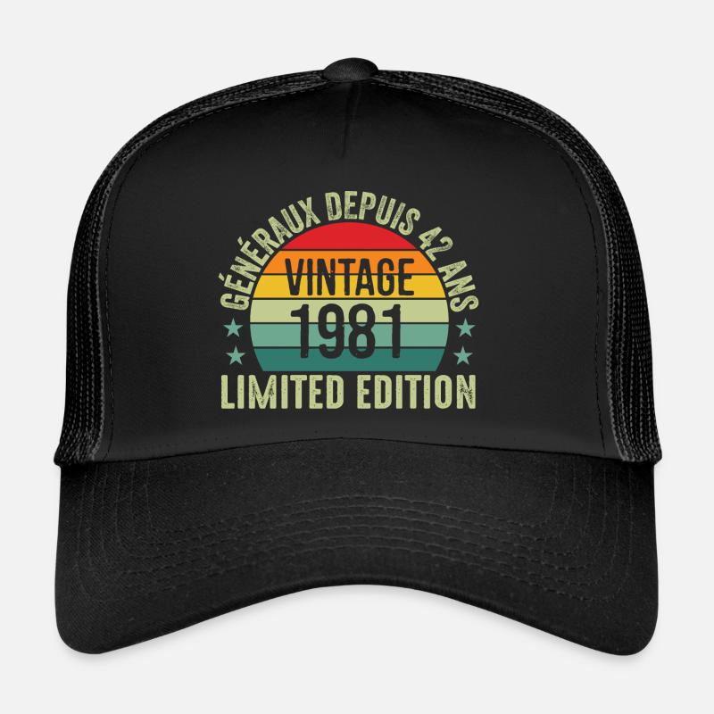 généraux depuis 42 ans, 42e anniversaire Original Casquette trucker 
