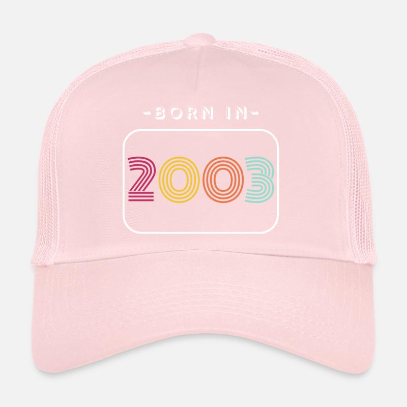 Date de naissance 2003 Casquette trucker 