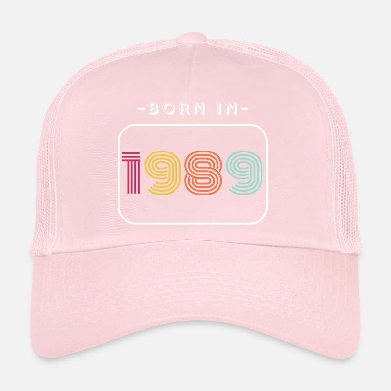 Date de naissance vintage 1989 Casquette trucker 