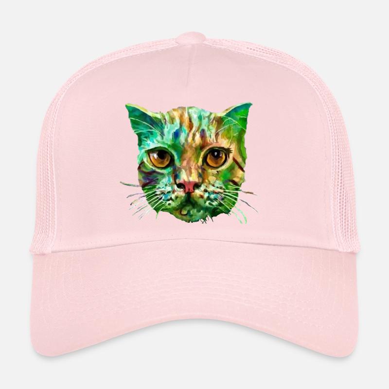 Bunte Katze Trucker Cap