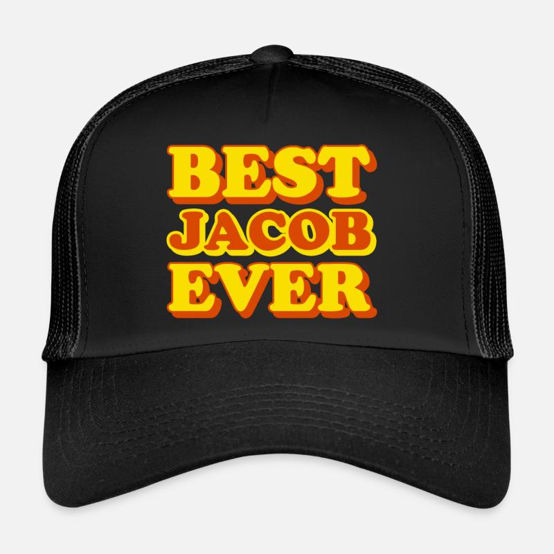 Jakob First name Funny gift Trucker Cap