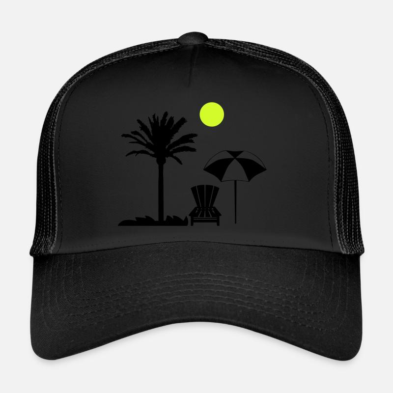 Chaise longue Palm Tree Casquette trucker 