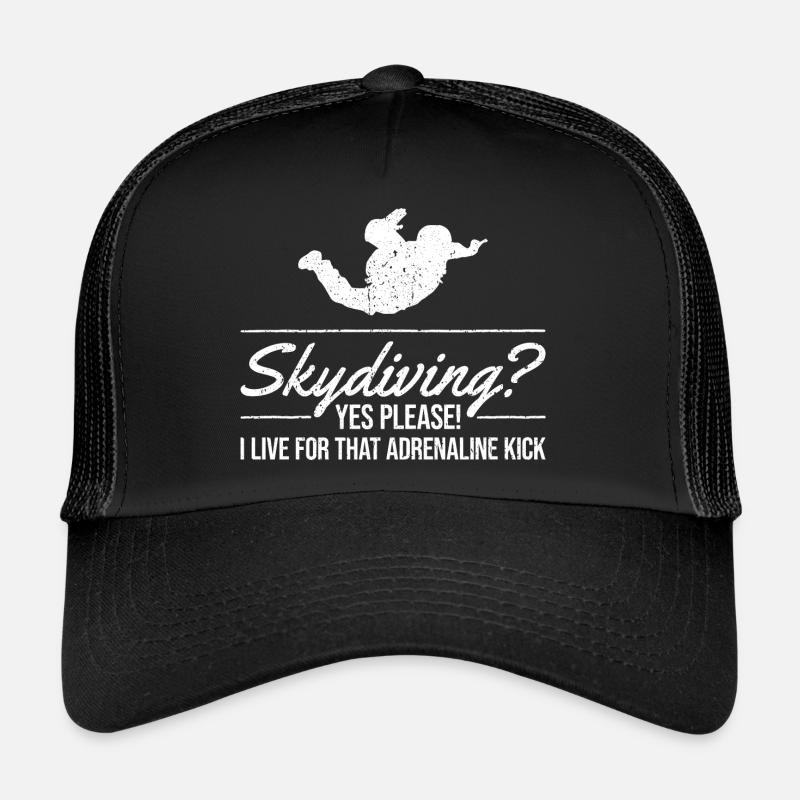 Sky Dive Fever Design. Perfect Adrenaline Gift Trucker Cap