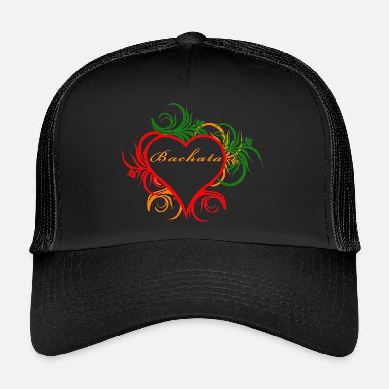 Bachata dans l’âme - Casquette trucker  - noir/noir