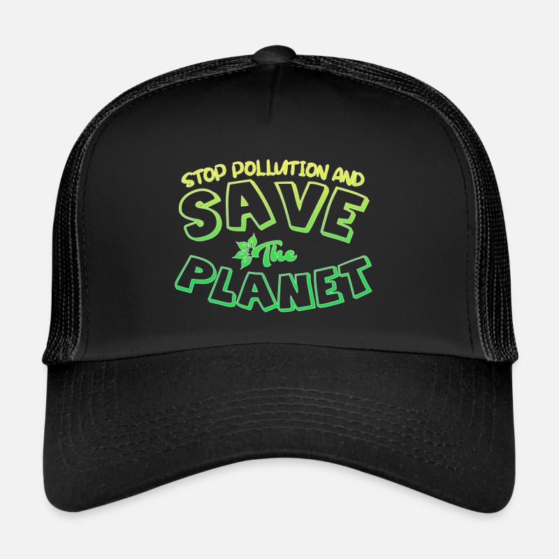 Pollution de l’environnement Casquette trucker 