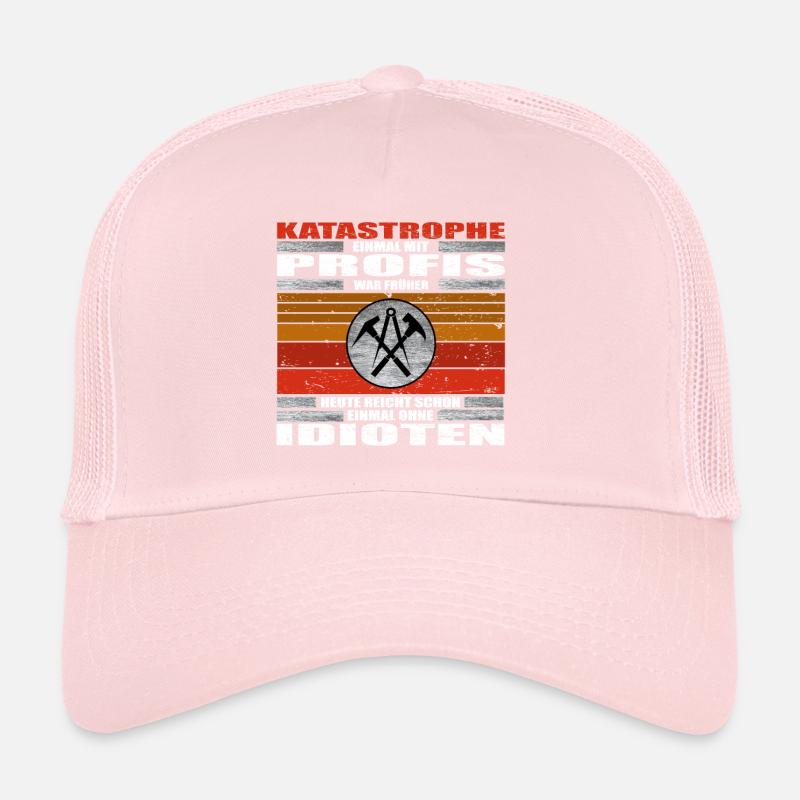 Dachdecker Katastrophe lustige Sprüche Trucker Cap