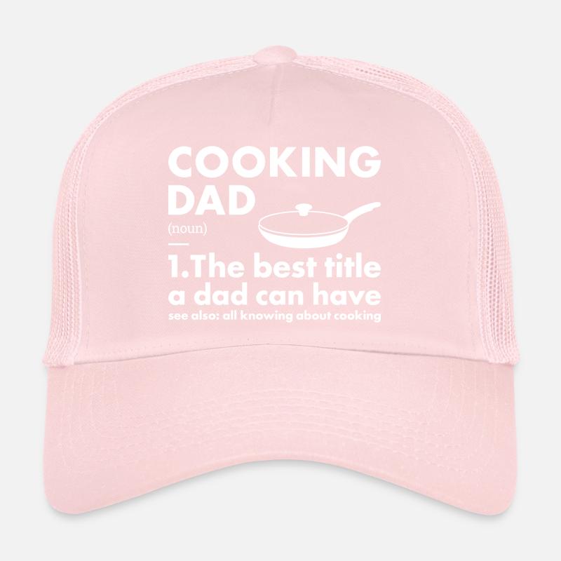 Cook Dad Definition Cooking Trucker Cap