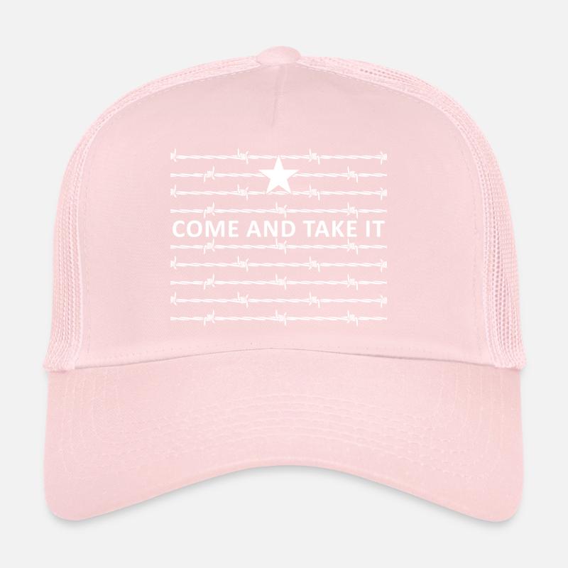 Texas Border Razorwire Come And Take It Molon Labe Trucker Cap