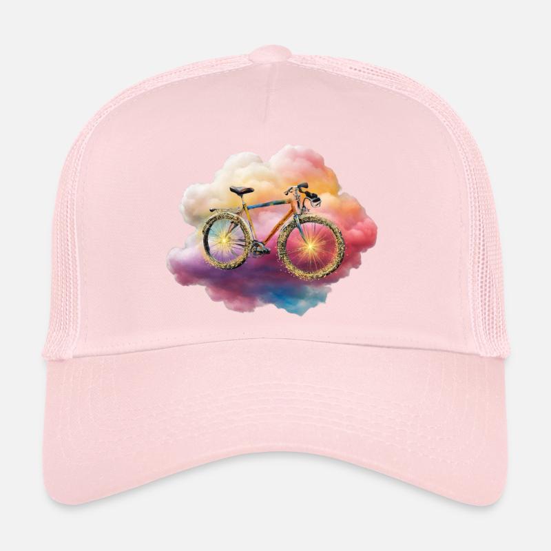 Heiliges Wolkenfahrrad Trucker Cap