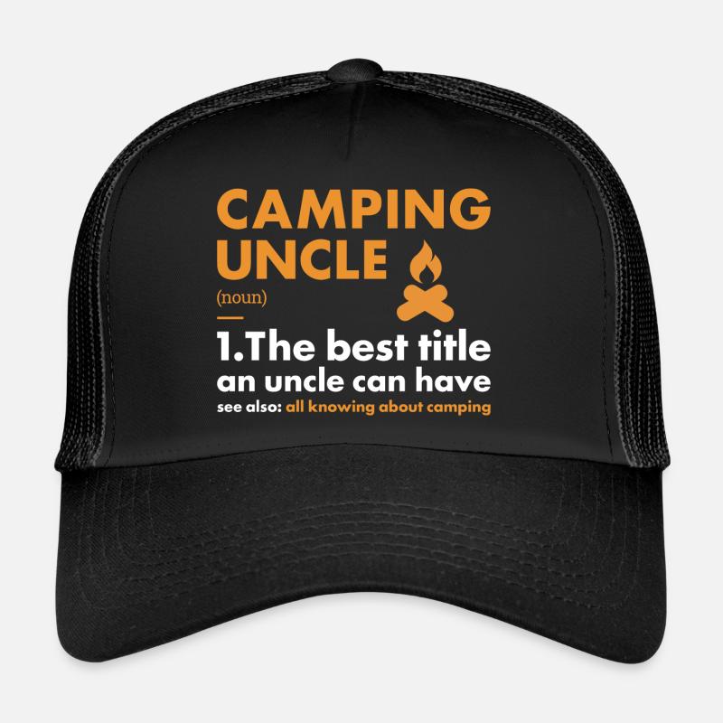 Camper Oncle Définition Camping Casquette trucker 