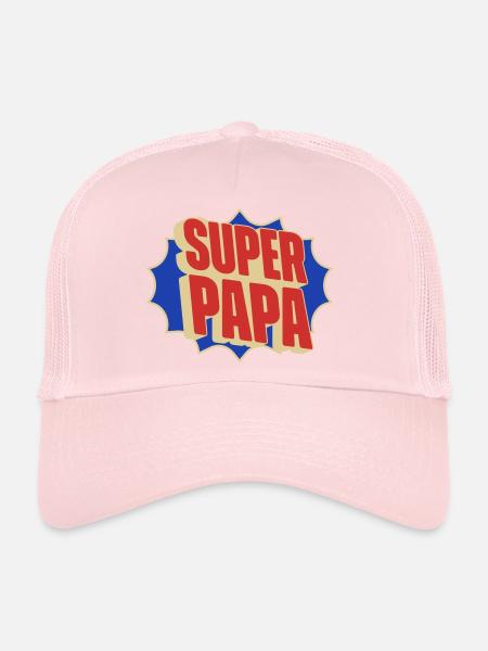 Super Dad - Trucker Cap - pale pink - Front