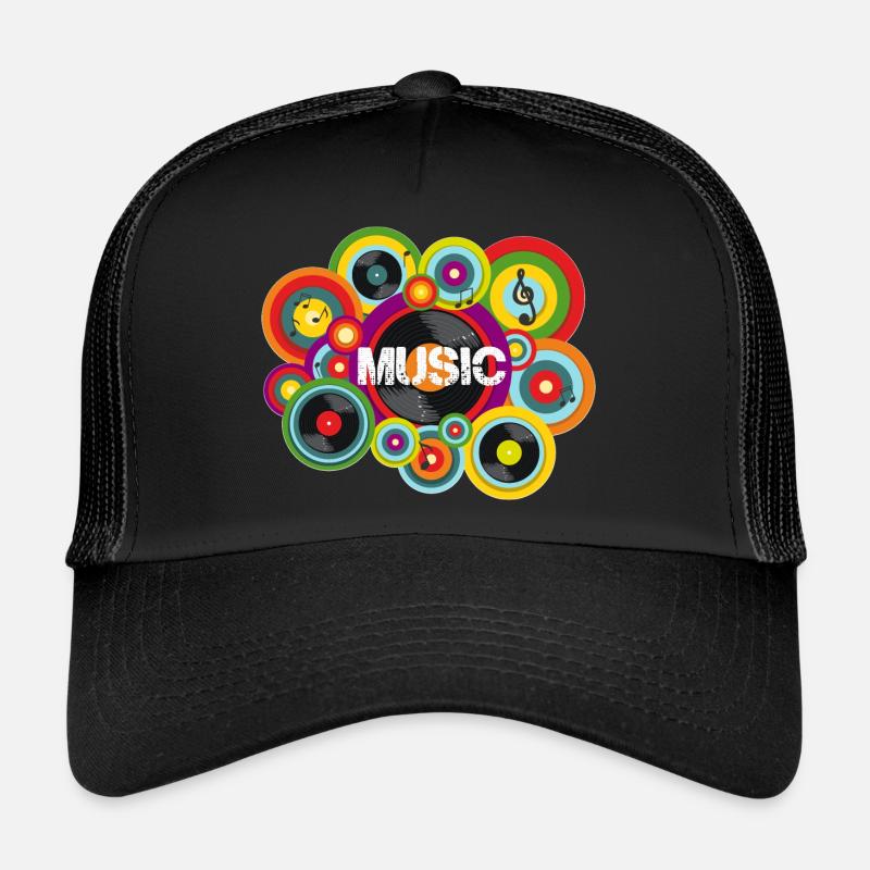 MUSIK - Trucker Cap - Schwarz/Schwarz