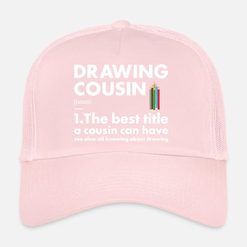 Drawer Cousin Definition Drawing Trucker Cap
