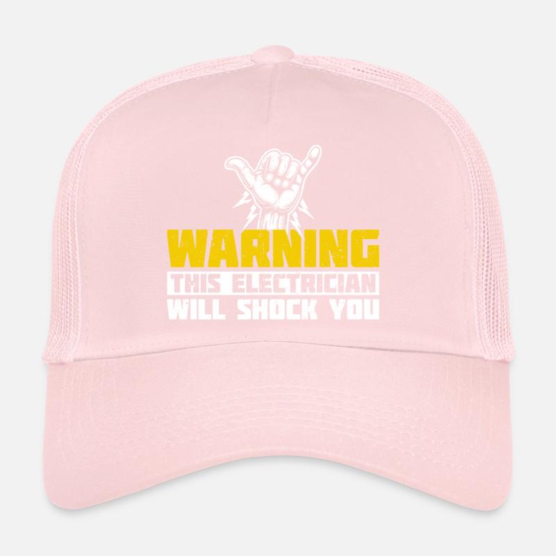 Avertissement! Cet électricien va vous choquer Casquette trucker 