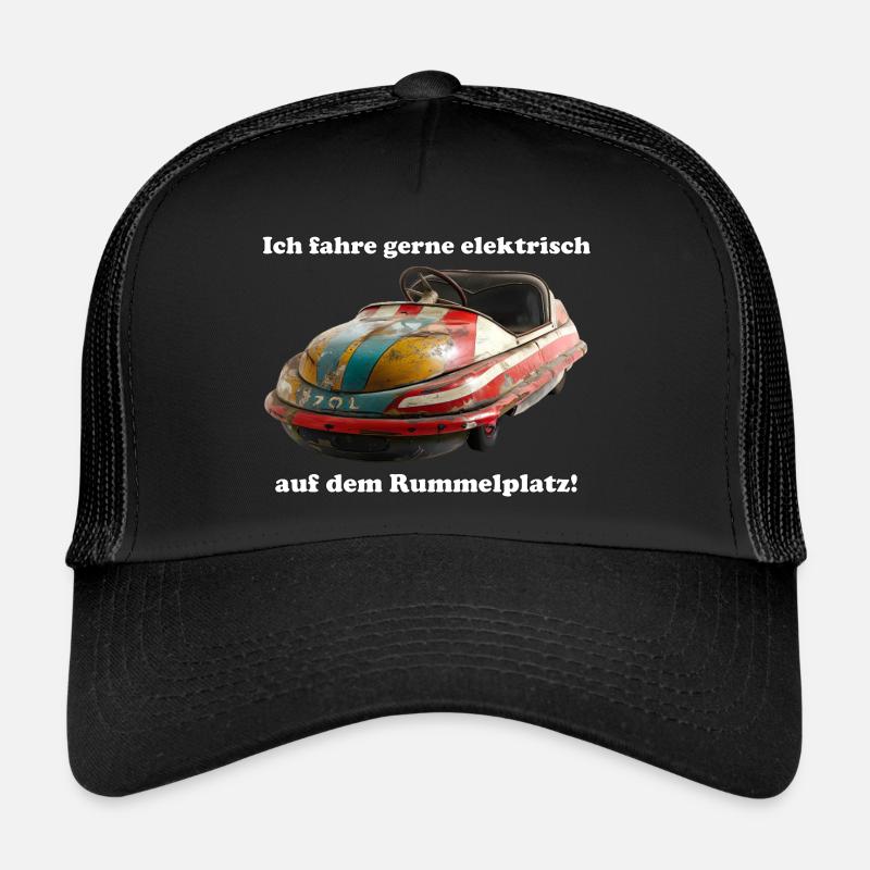 E-Autofahrer mit Schweißausbrüchen Trucker Cap
