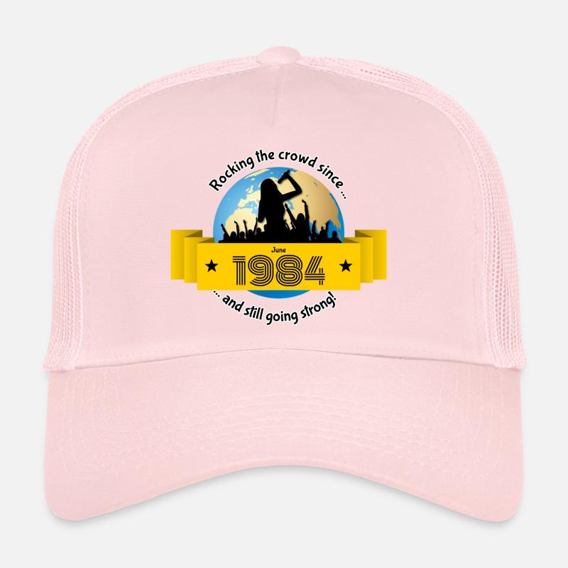 40. Geburtstag Rocking the crowd since 06/1984 Trucker Cap