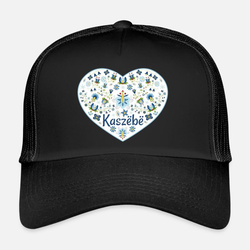 Das Herz von Kaszebe Trucker Cap