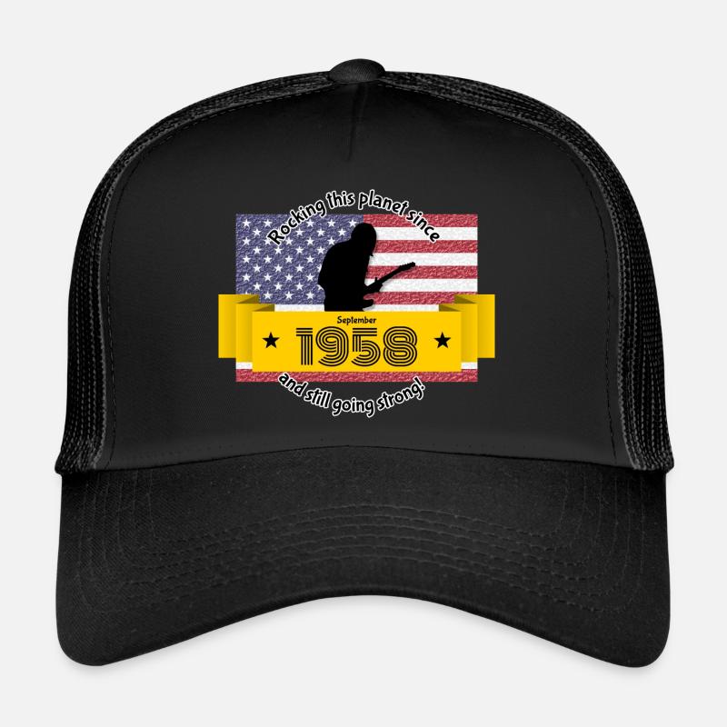 66. Geburtstag Rocking this planet since 09/1958 Trucker Cap