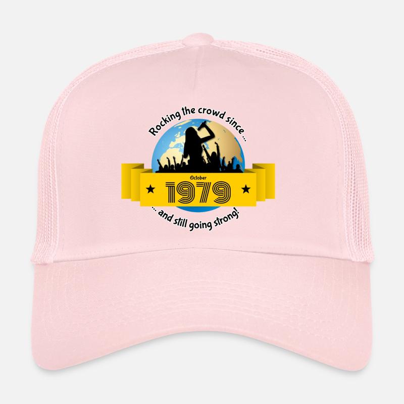 45. Geburtstag Rocking the crowd since 10/1979 Trucker Cap