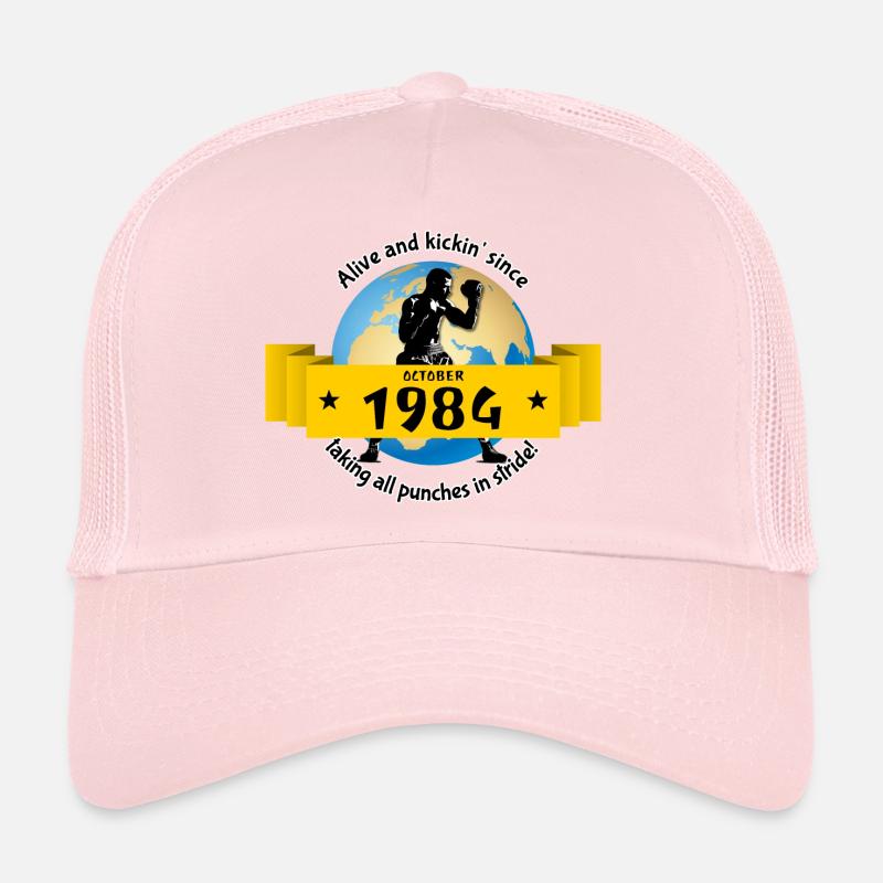 40. Geburtstag Vivant et dynamique depuis 10/1984 Casquette trucker 