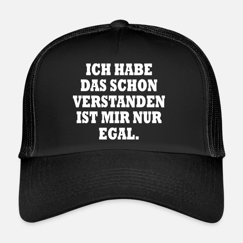 J’ai déjà compris ça, je m’en fiche Casquette trucker 