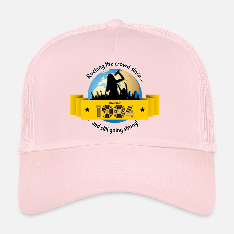 40. Geburtstag Rocking the crowd since 12/1984 Trucker Cap