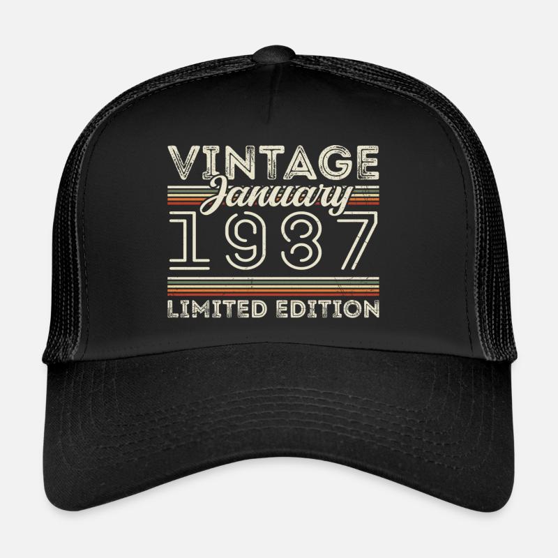 Janvier 1987 Né en 1987 - Date de naissance Janvier 1987 Casquette trucker 