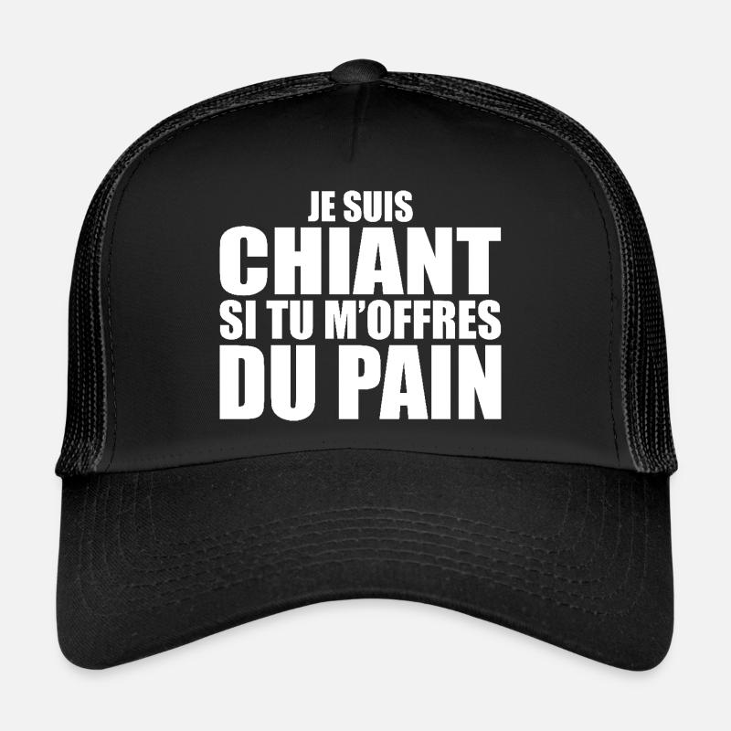 Man Who Adores: Bread. Funny Design Humor Trucker Cap