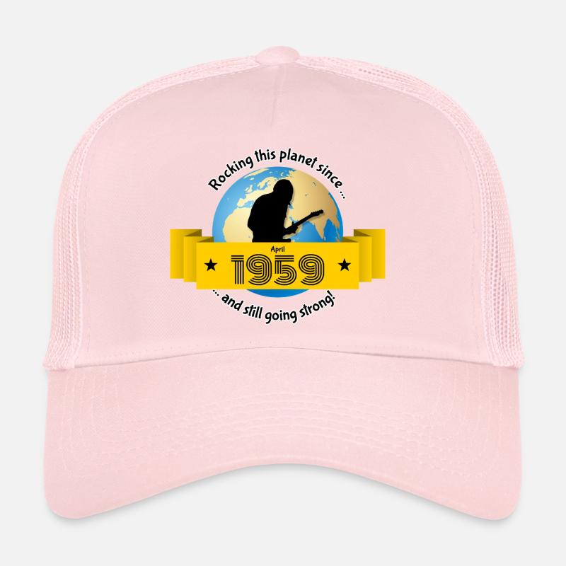 66. Birthday Rocking this planet since 04/1959 Trucker Cap