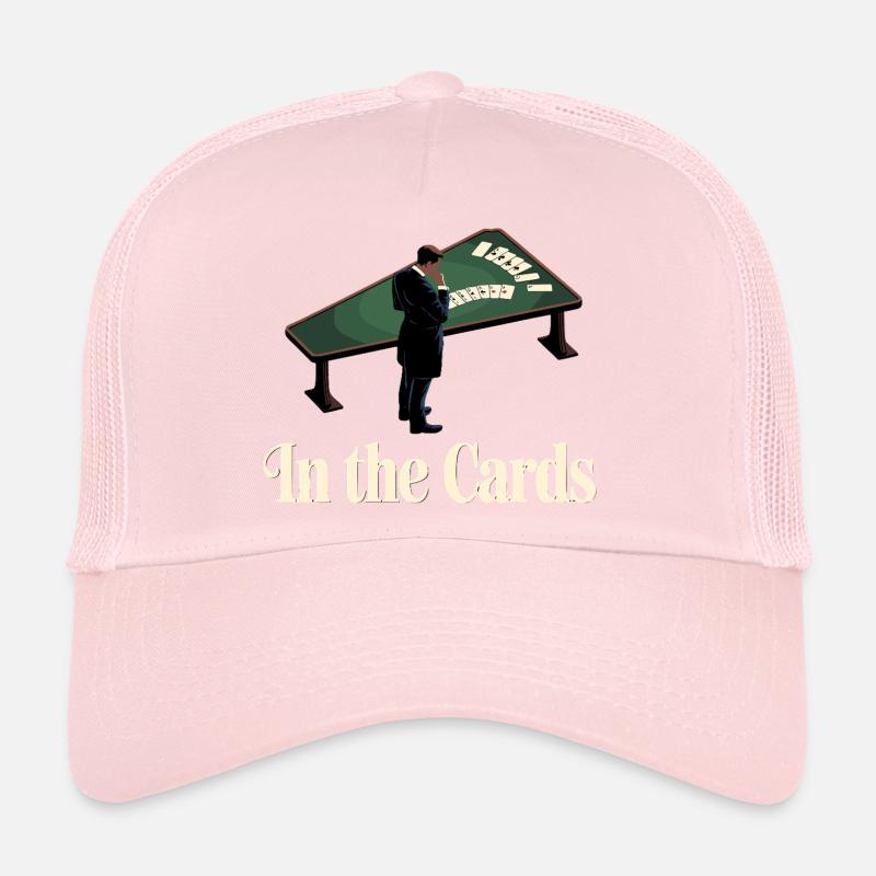 Strategic Poker Player Design Trucker Cap