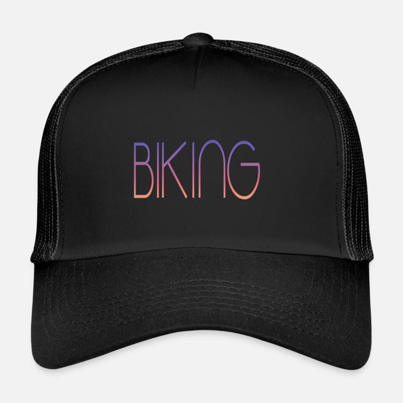 biking bmx mtb - Trucker Cap - Schwarz/Schwarz