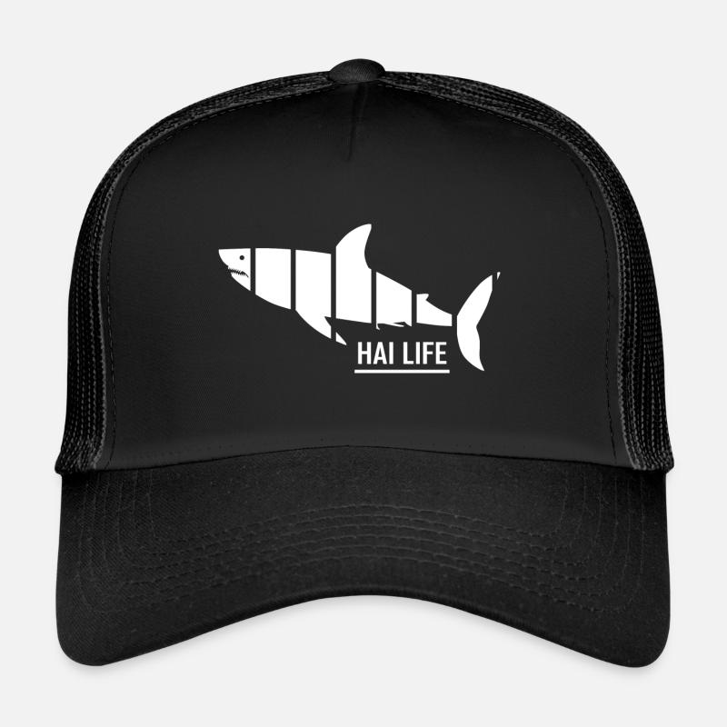 Requin hai-life Aileron de requin Requin Casquette trucker 