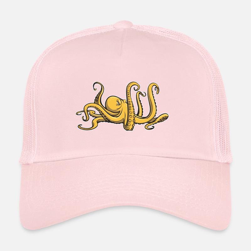 I like octopus - eight tentacles - squid Trucker Cap